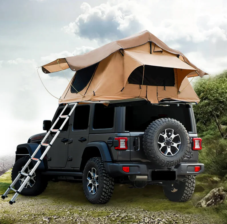 X-BULL 3 Person Magtower Roof Top Tent with Ladder & Mattress