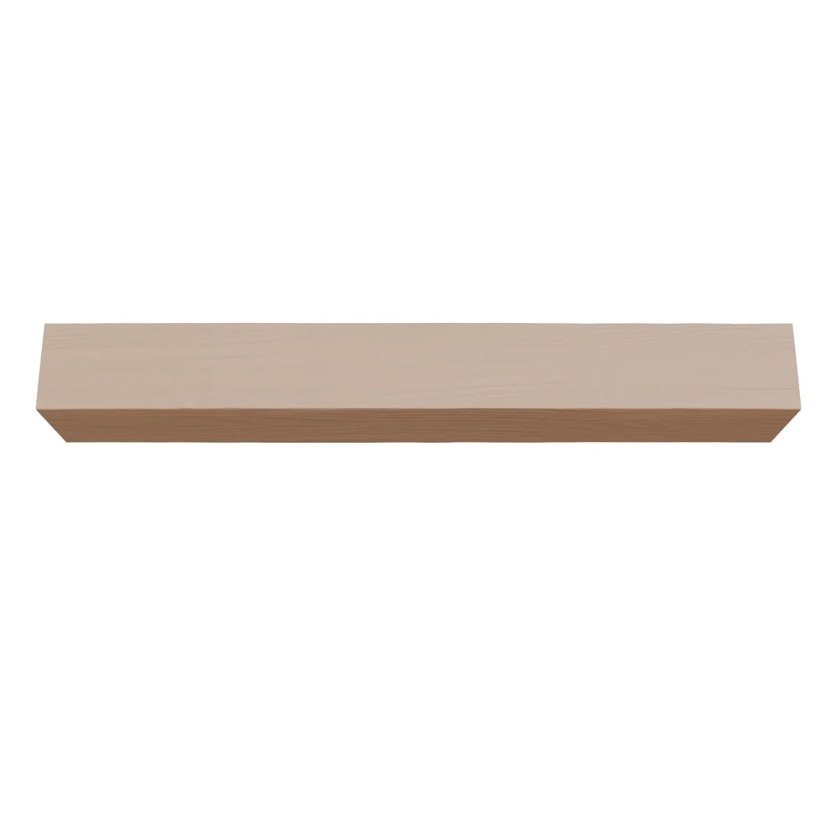 Ekena Millwork 3 1/2"W x 3 1/2"H x 120"L 3-Sided (U-Beam) Mena HeritageTimber Faux Wood Ceiling Beam, Kona Brown