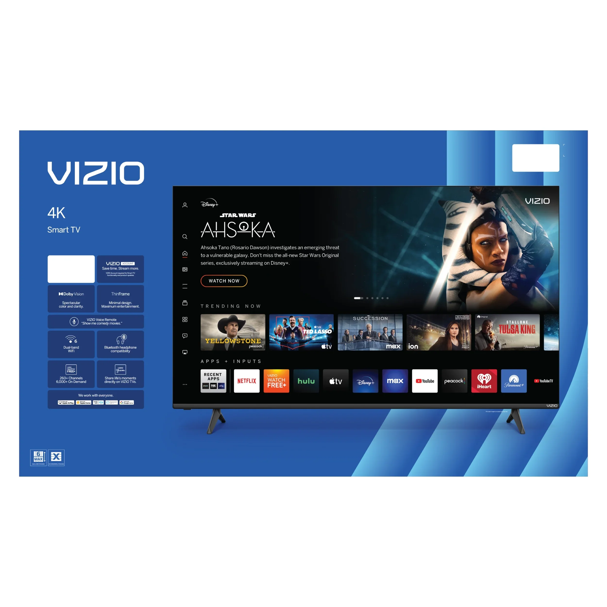 VIZIO 50 inch Class 4K UHD LED HDR Smart TV - V4K50M-08