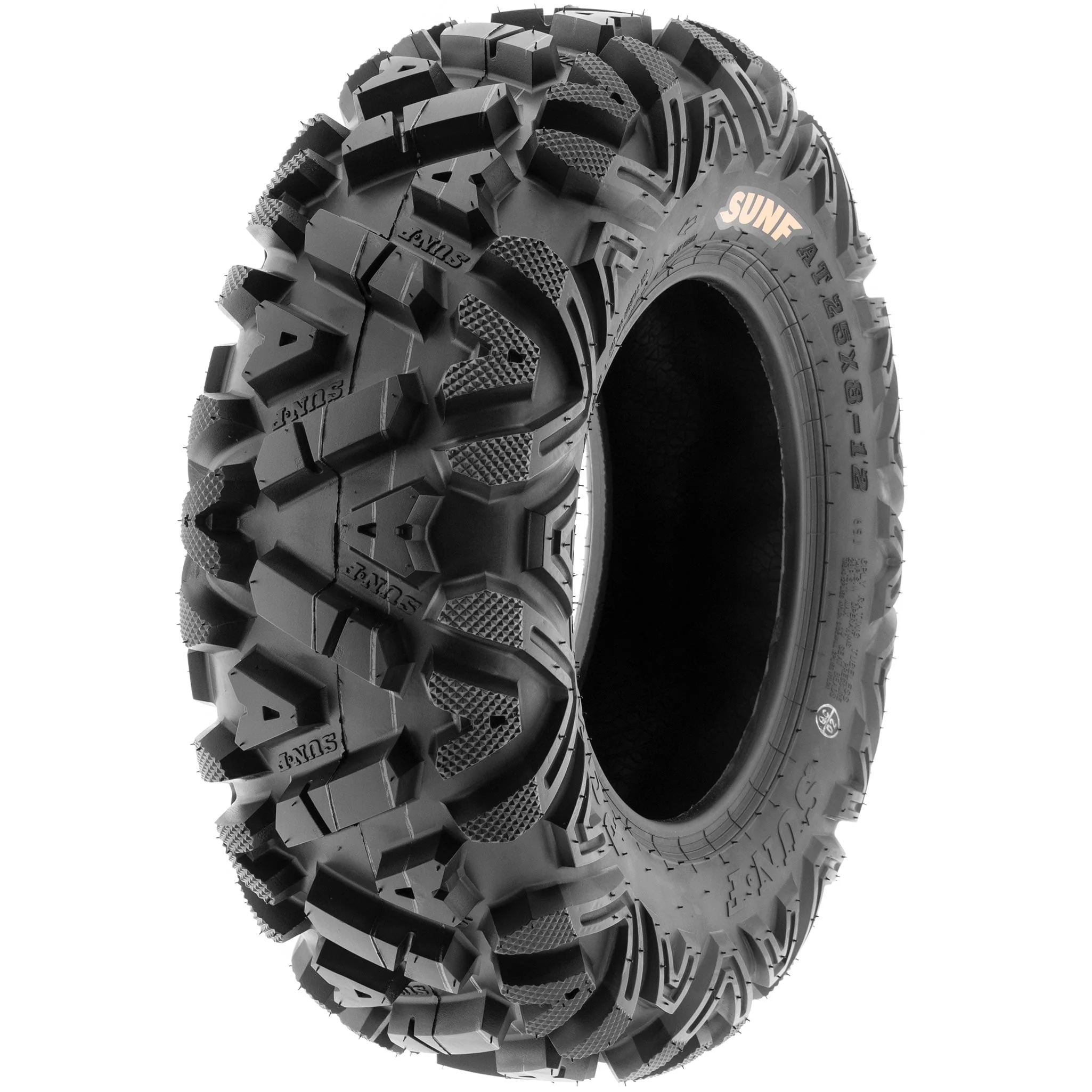 SunF All Terrain ATV UTV Tires 25×8 12 and 25×10 12 6 PR A033 (Complete Full Set of 4)