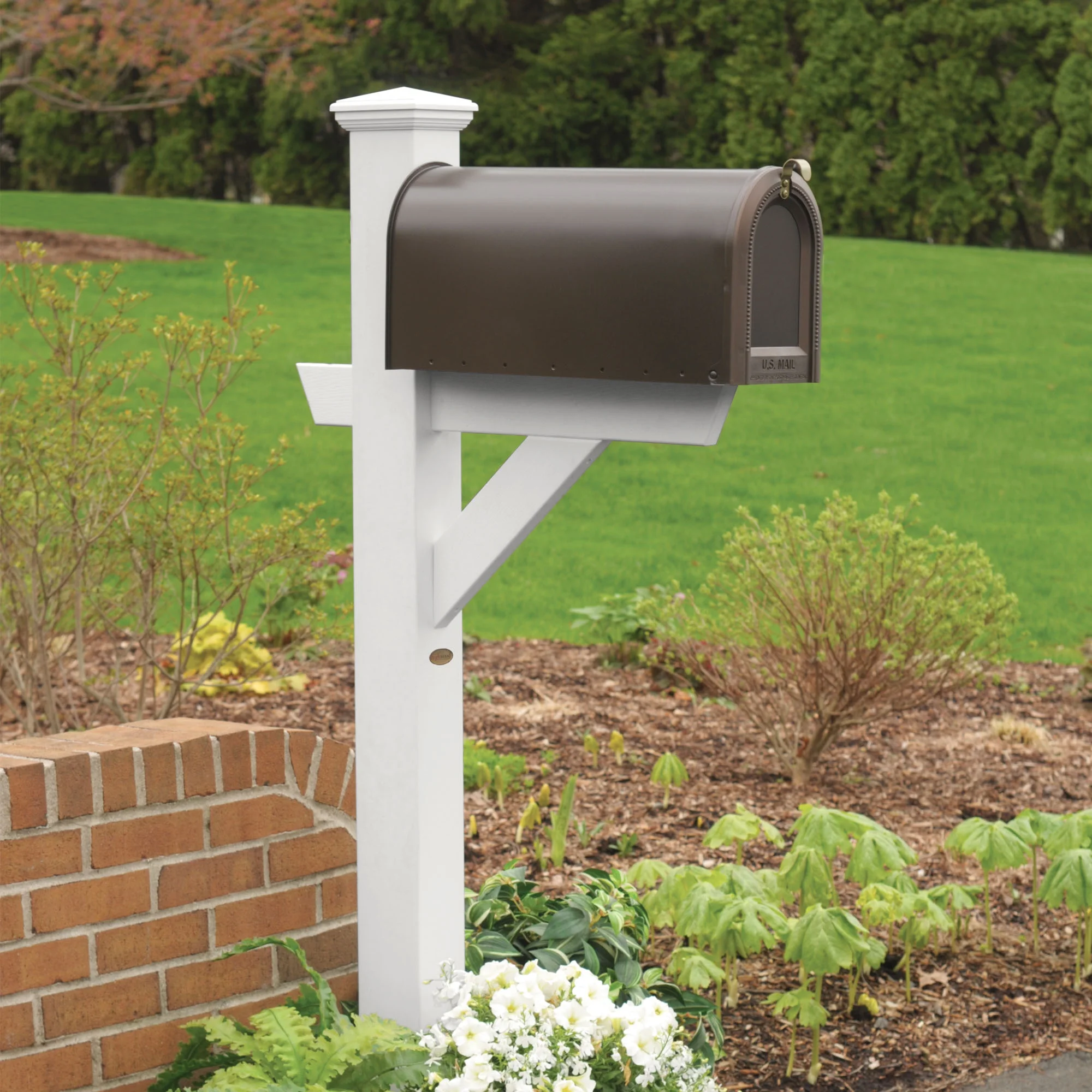 Highwood Hazleton Mailbox Post - In-Ground, 41" H, 4" x 4" Post