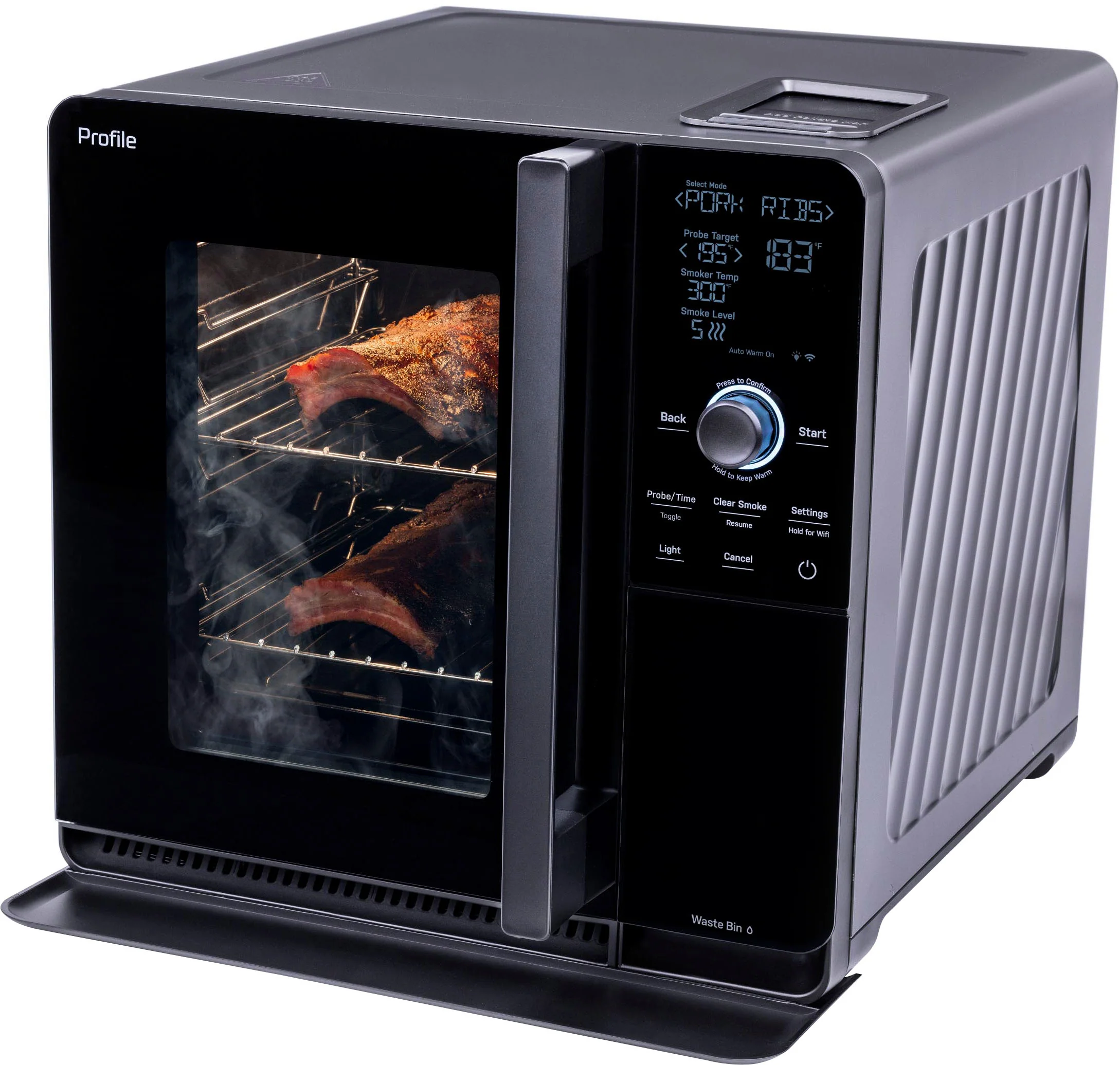 2025 GE Profile – Smart Indoor Smoker – Black