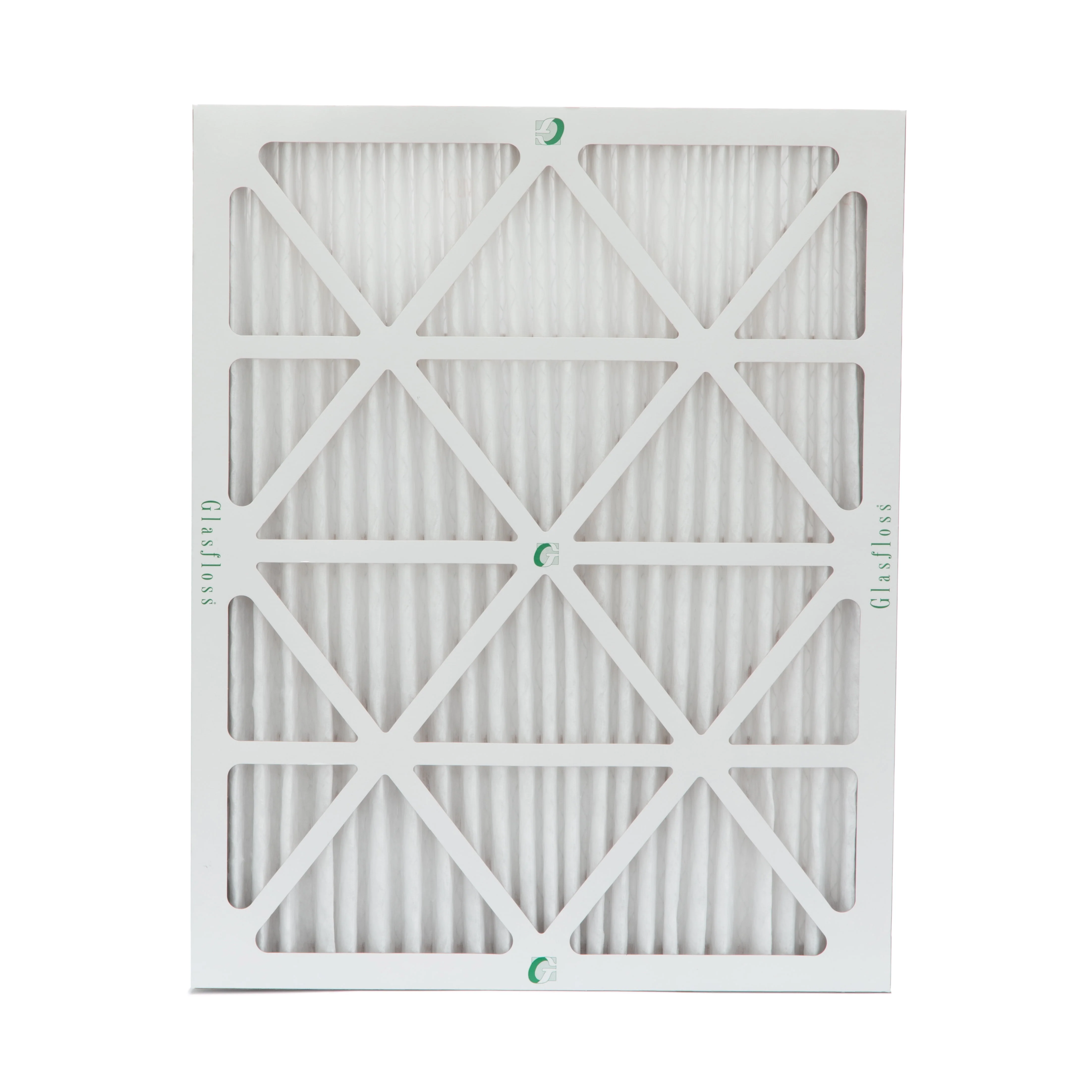 12 Pack of 16x20x2 MERV 10 Pleated 2″ Inch Air Filters by Glasfloss. Actual Size: 15-1/2 x 19-1/2 x 1-3/4