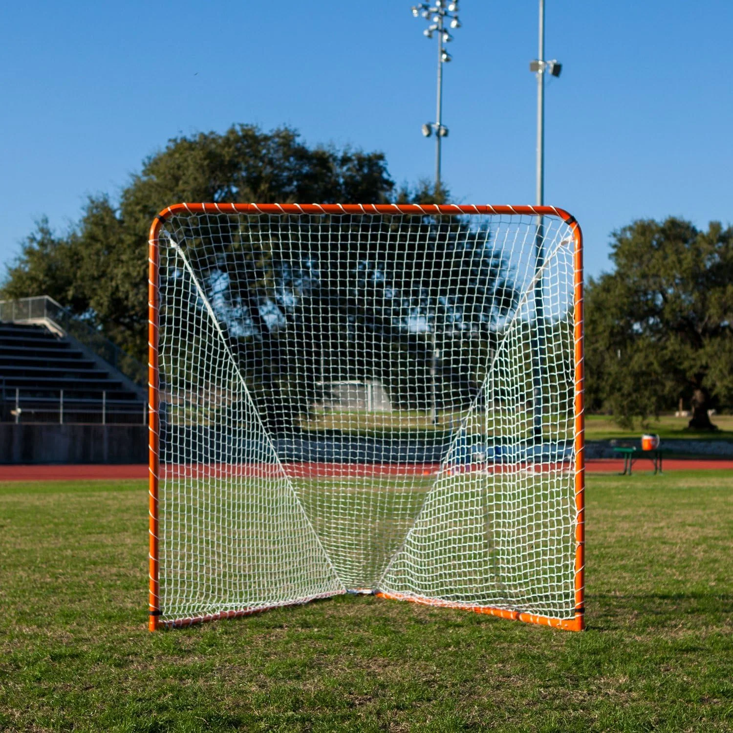 Champion Sports Backyard Lacrosse Goal Official Size Goal with Net - 4' x 4'