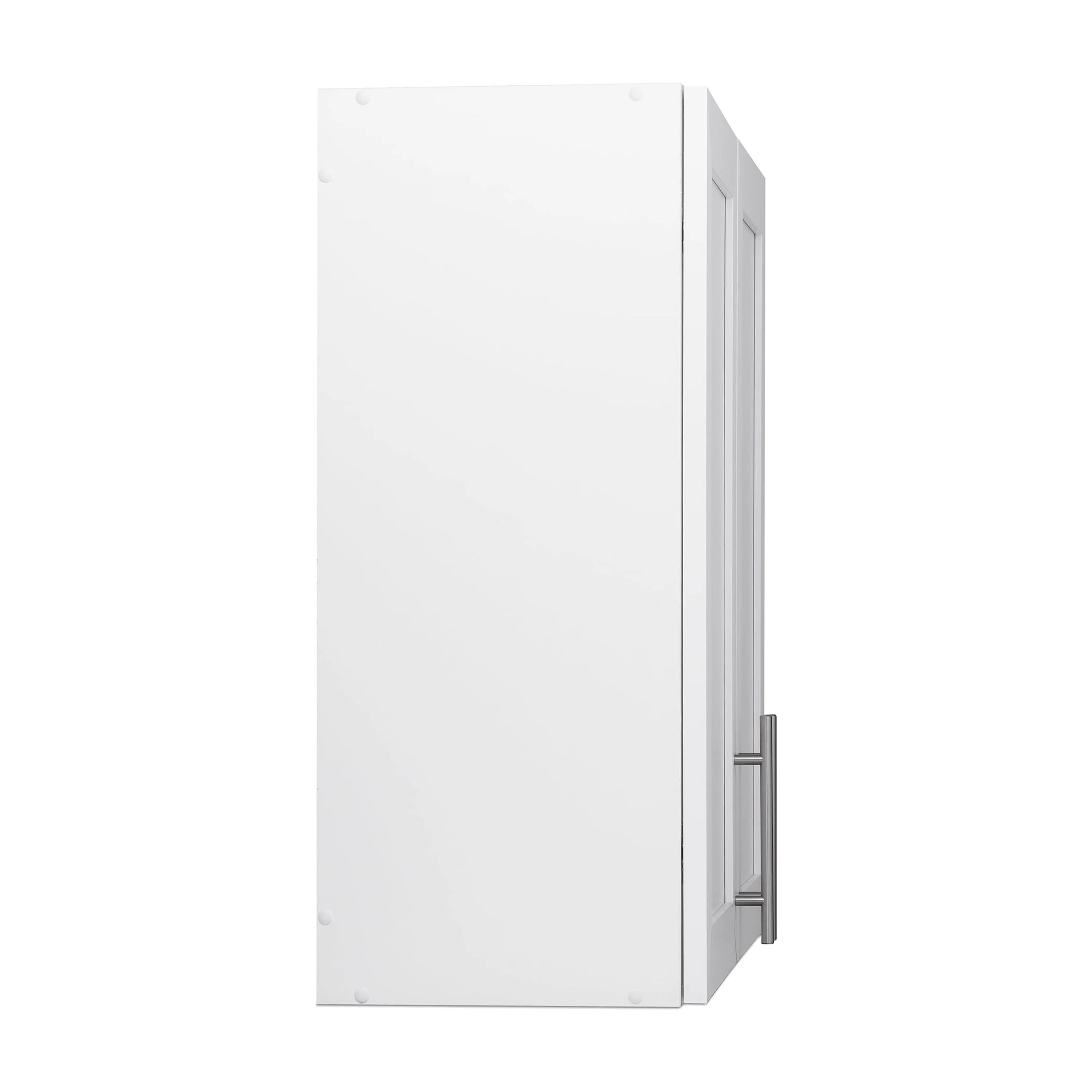 Prepac Elite 32" H Wall Cabinet with Panel Doors, White Storage Cabinet, Bathroom Cabinet, Pantry Cabinet with with 1 Adjustable Shelf 12.75" D x 32" W x 30" H, WSUR-1003-1