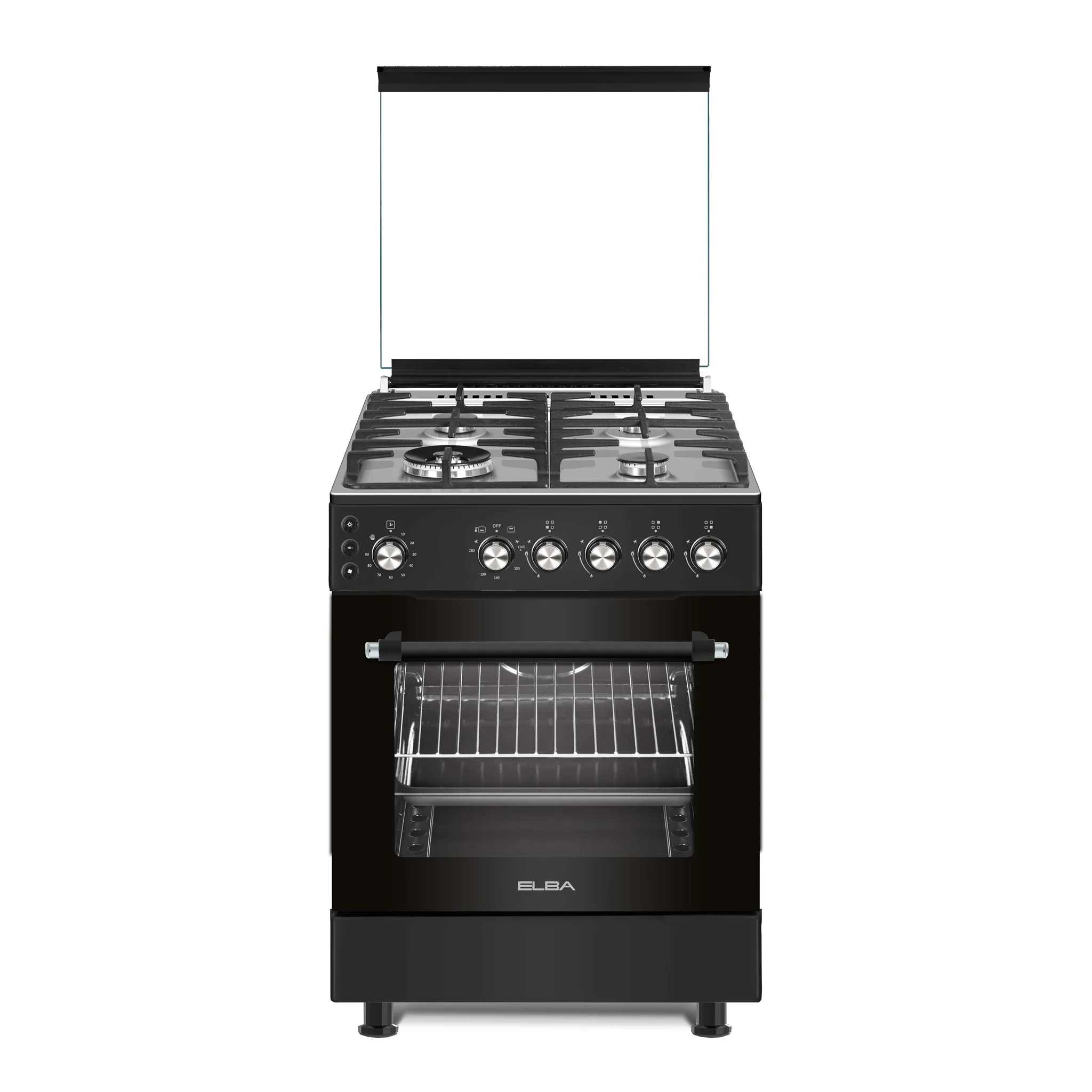 Range Gas with Spacious Cooking Area