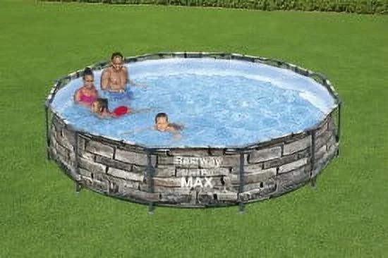 Bestway Steel Pro MAX 12' x 30" Above Ground Outdoor Swimming Pool Set
