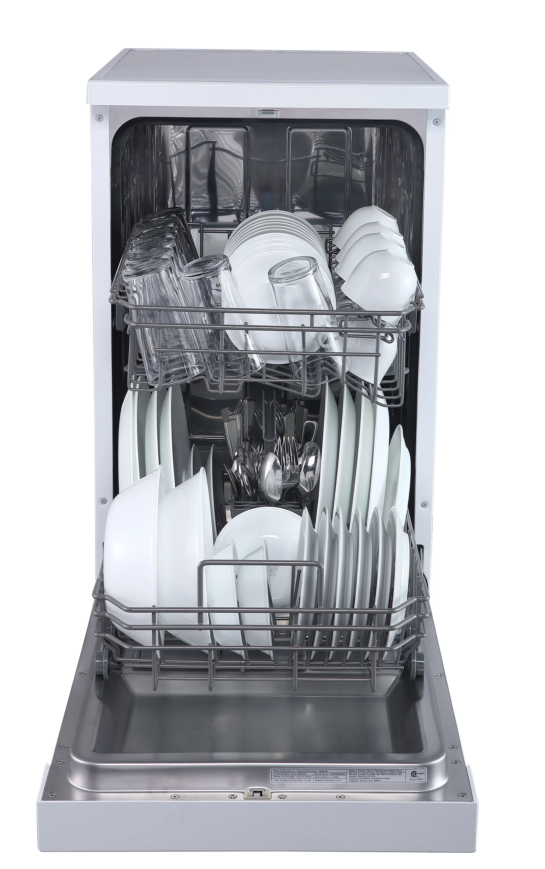 Hamilton Beach 18" Portable Dishwasher in White