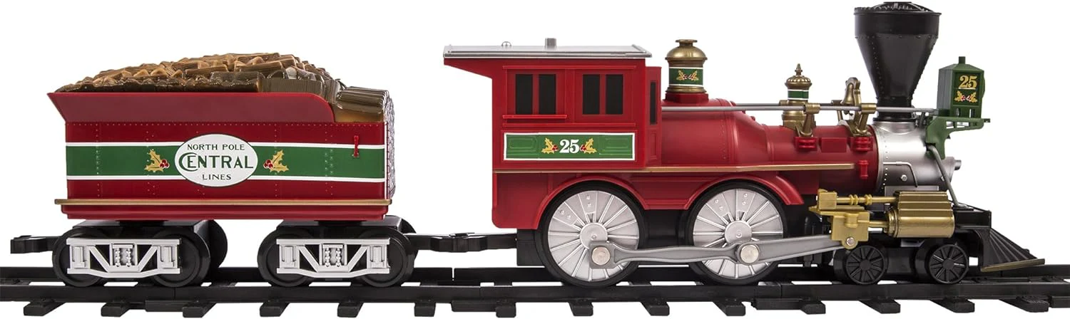 Arctic Central Battery Powered Train Set with Remote Control + Inner Track Expansion Pack
