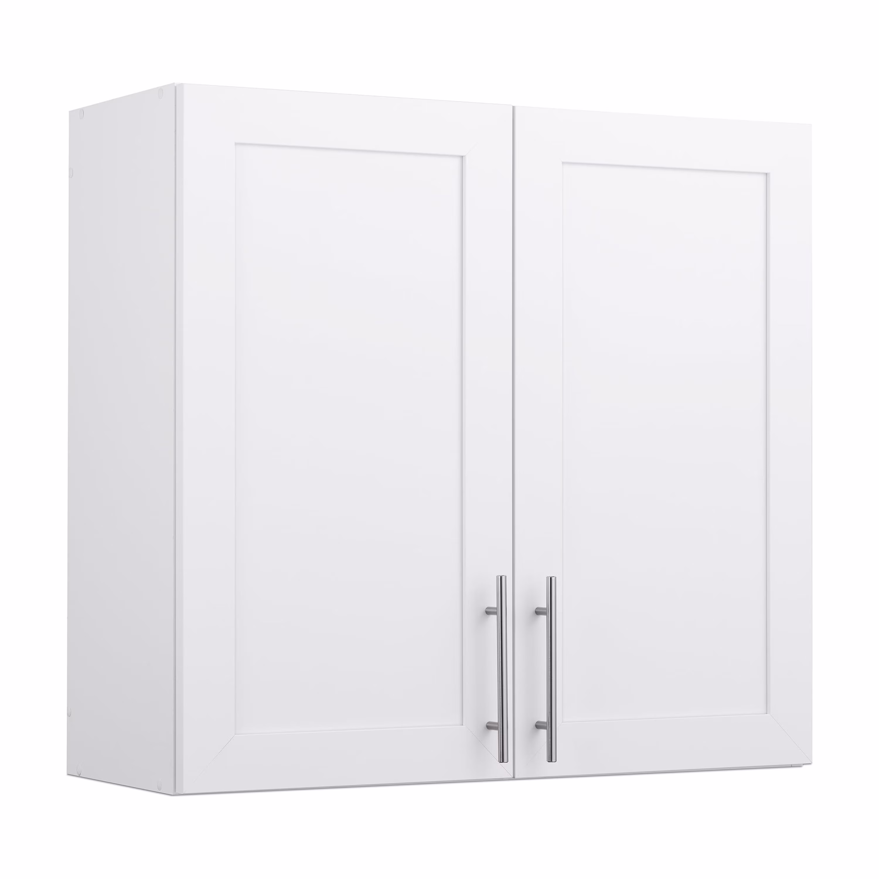 Prepac Elite 32" H Wall Cabinet with Panel Doors, White Storage Cabinet, Bathroom Cabinet, Pantry Cabinet with with 1 Adjustable Shelf 12.75" D x 32" W x 30" H, WSUR-1003-1