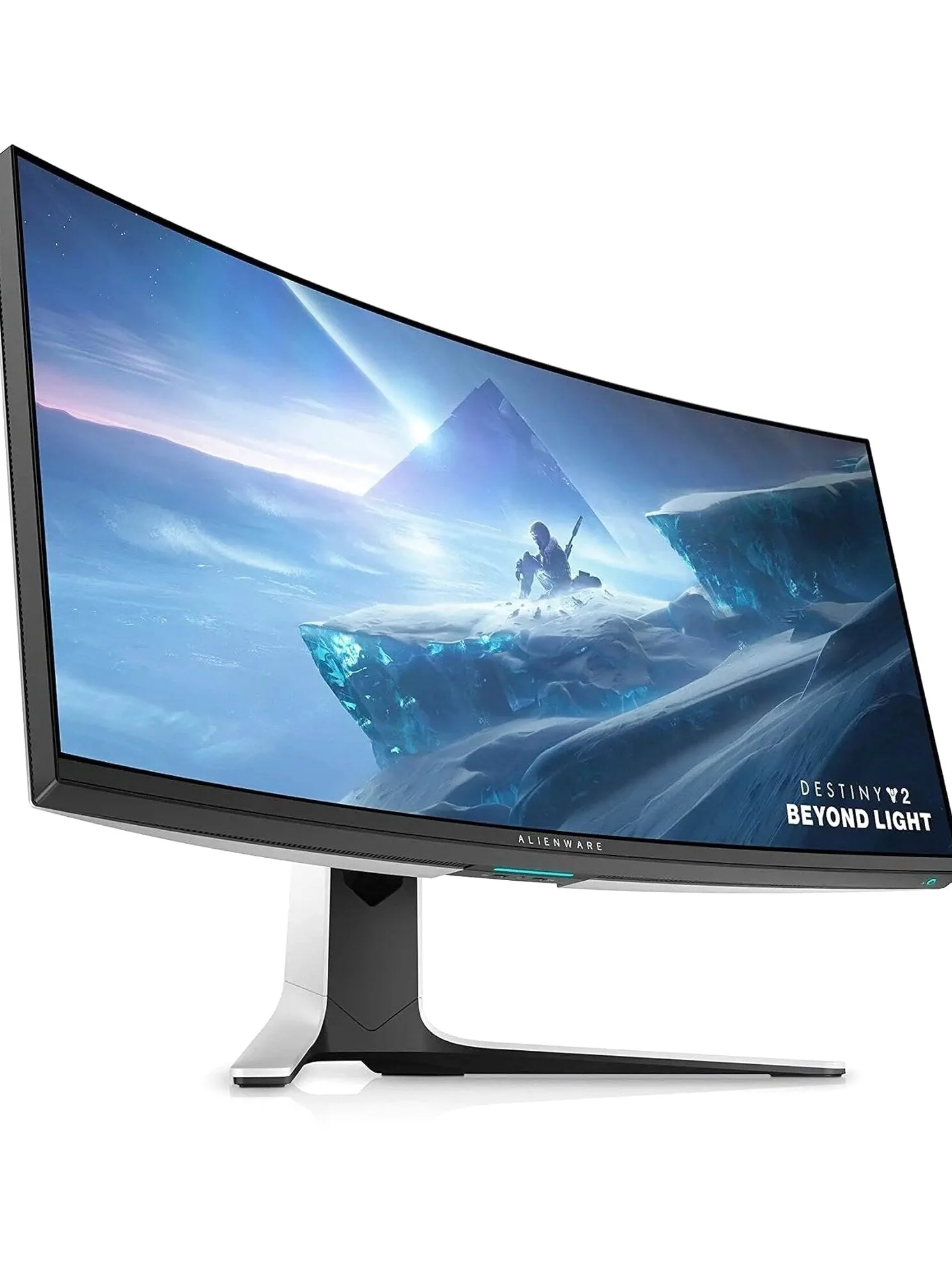 Alienware 38 Inch Ultrawide Curved Gaming Monitor, 144Hz, 3840 x 1600, IPS, White – AW3821DW