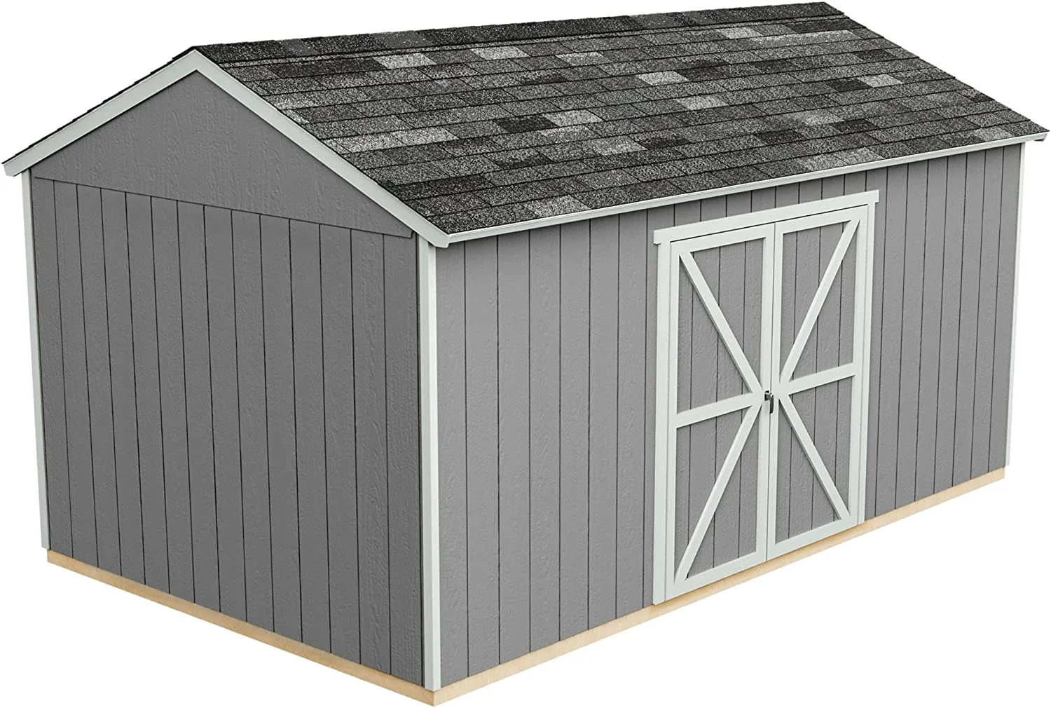 Handy Home Products Rookwood 10 ft. x 16 ft. Wood Storage Shed