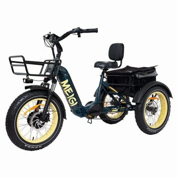 DWMEIGI Silverado 20 Foldable Fat Tire Electric Trike 48V/14AH 750W, 330LBS - MG2301