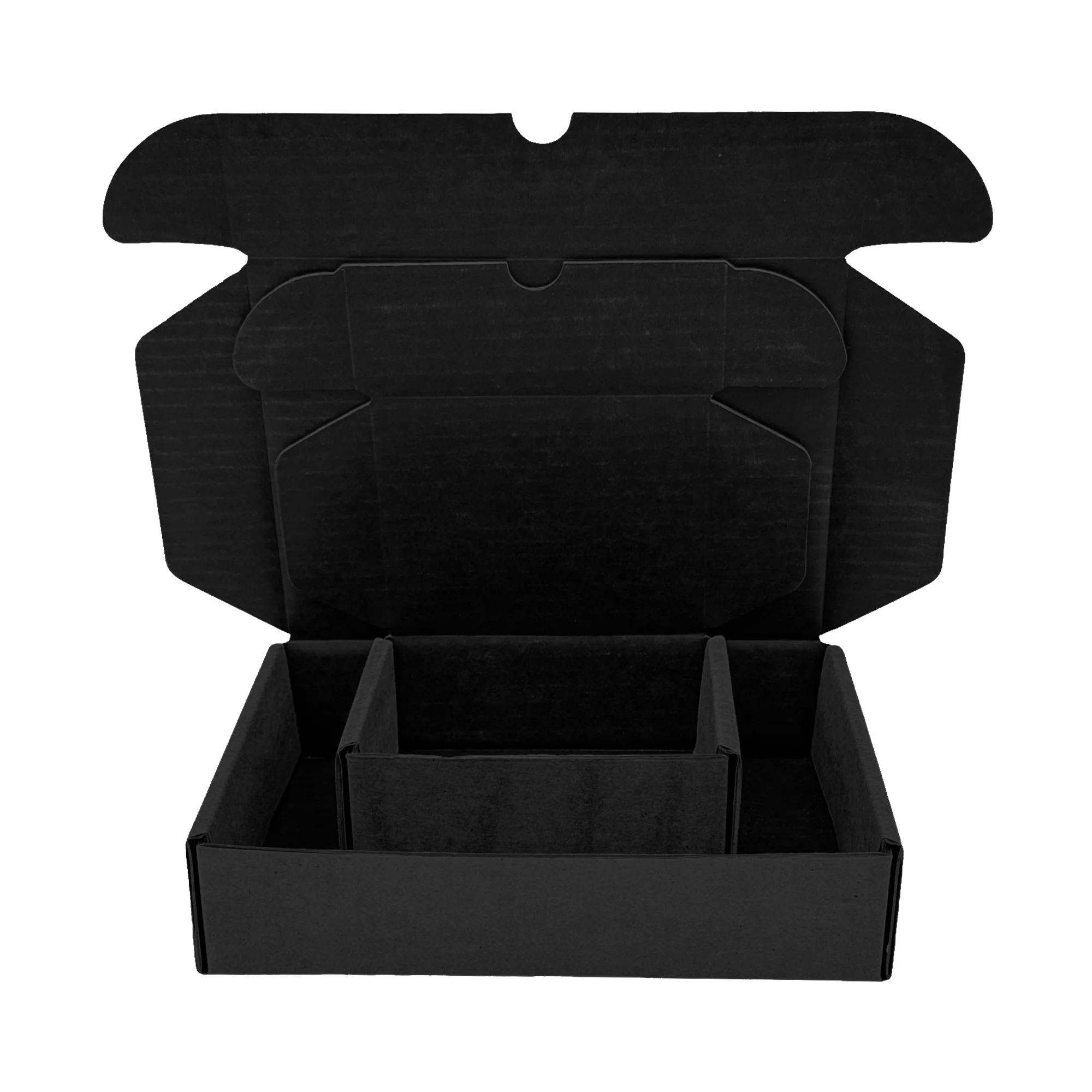 UCANPACK All Black Mailer Box 22 x 18 x 2.75" - 25 Pack Deluxe Mailer Boxes for Small Business Packaging Boxes - Made in USA Corrugated Shipping Boxes