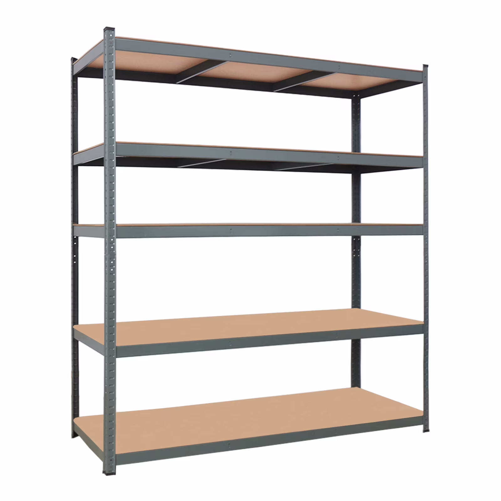 COOKCOK Storage Shelving Unit, 5 Tier Metal Shelf, 43.31″ x 17.72″ x 70.87″, Adjustable Garage Storage Shelf, Heavy Duty Shelving Utility Shelf, 1500lbs Capacity, Gray