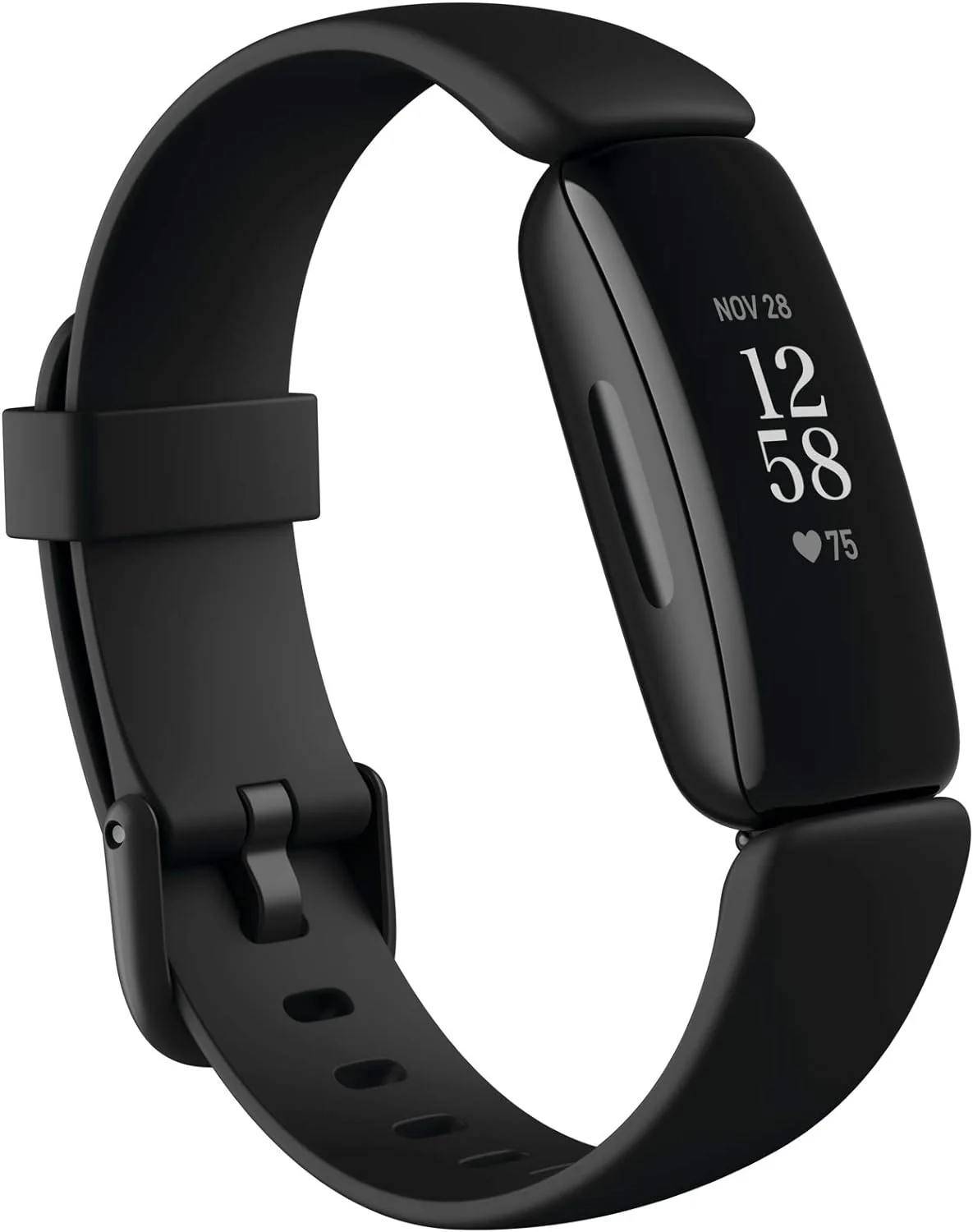Fitness and Wellness-Tracker with Stress Management, Sleep-Tracking and 24/7 Heart Rate, One Size S L Bands Included, Lunar White/Soft Gold Stainless Steel, 1 Count