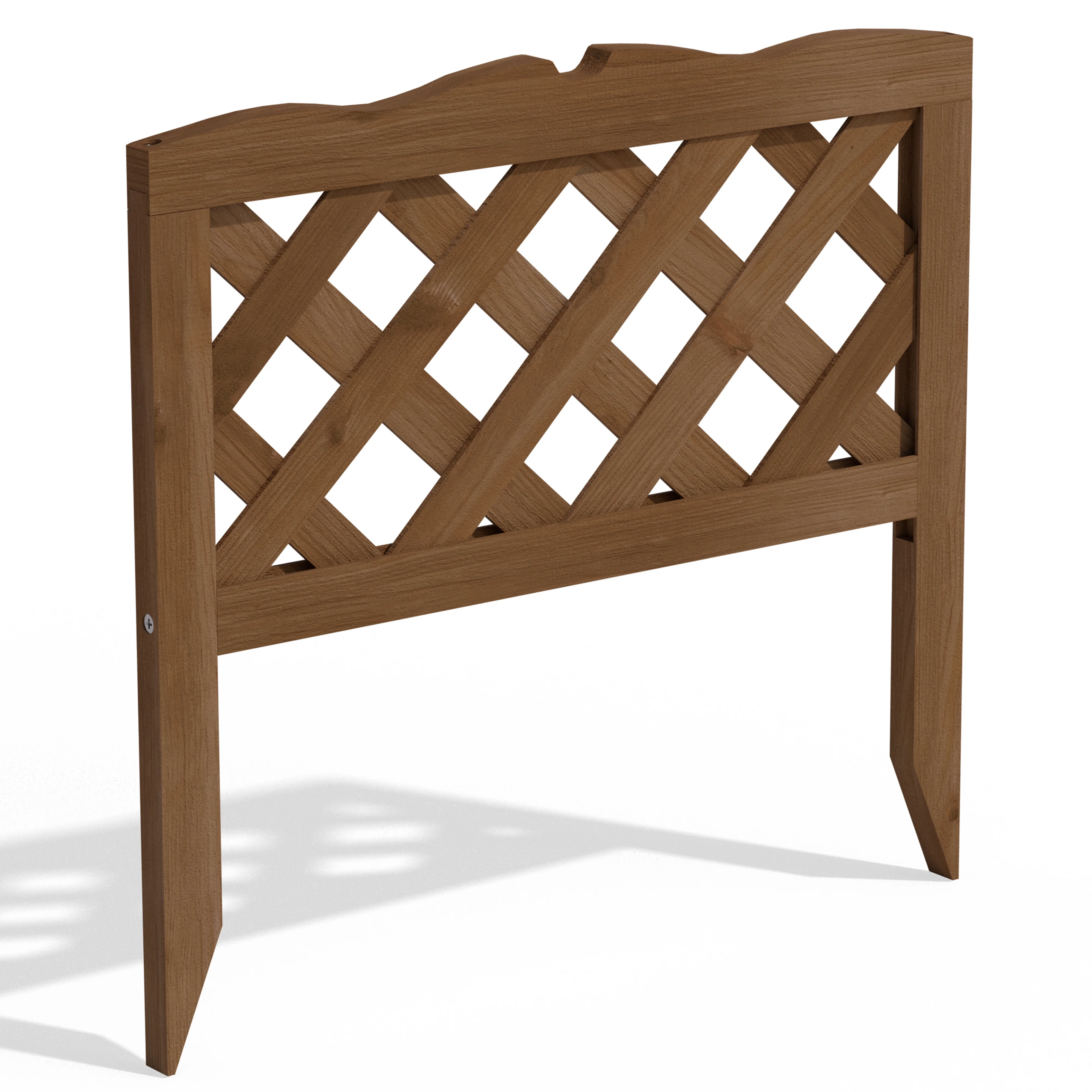 Greenes Fence Lattice Picket Border Fence 19.5 in. L x 19 in. H (12-pack)