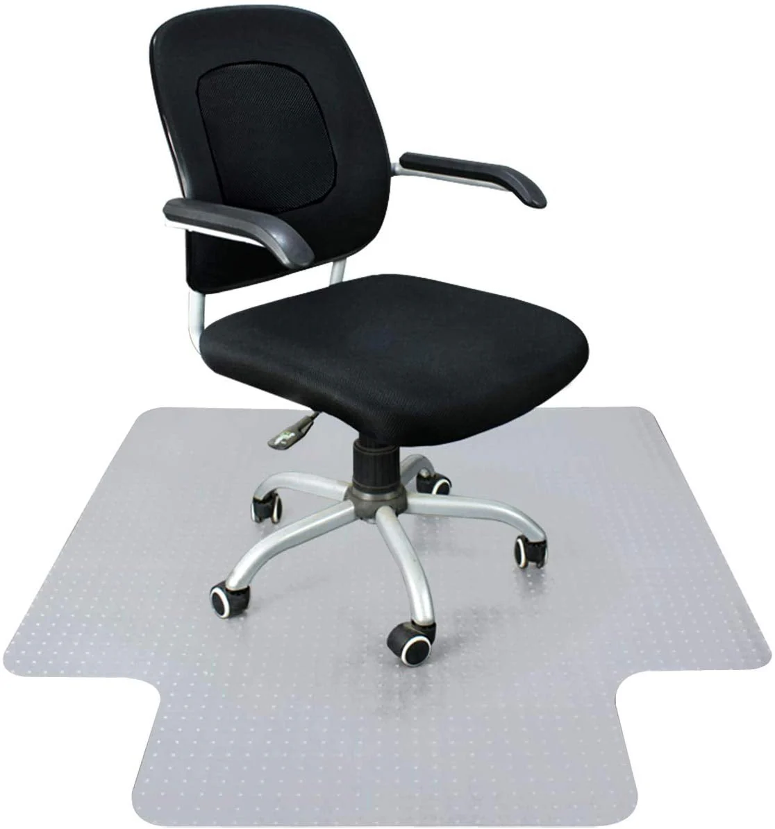 ZENSTYLE 48″ X 36″ X 1/8″ Heavy Duty Carpet Chair Mat w/Lip, Transparent Chair mat for Office Chair Rug Carpet Floor Computer Desk Low and Medium Pile Carpets