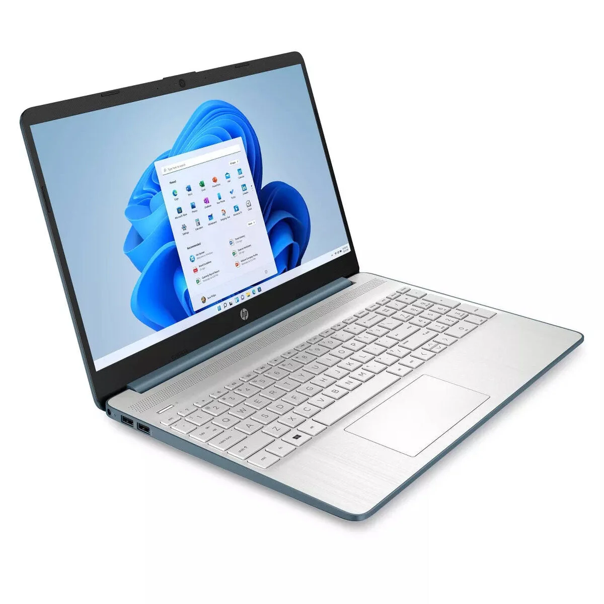 HP 15.6 Inch Laptop, AMD Ryzen 3 5300U, 8GB RAM, 256GB SSD, Blue – 15-ef2025tg