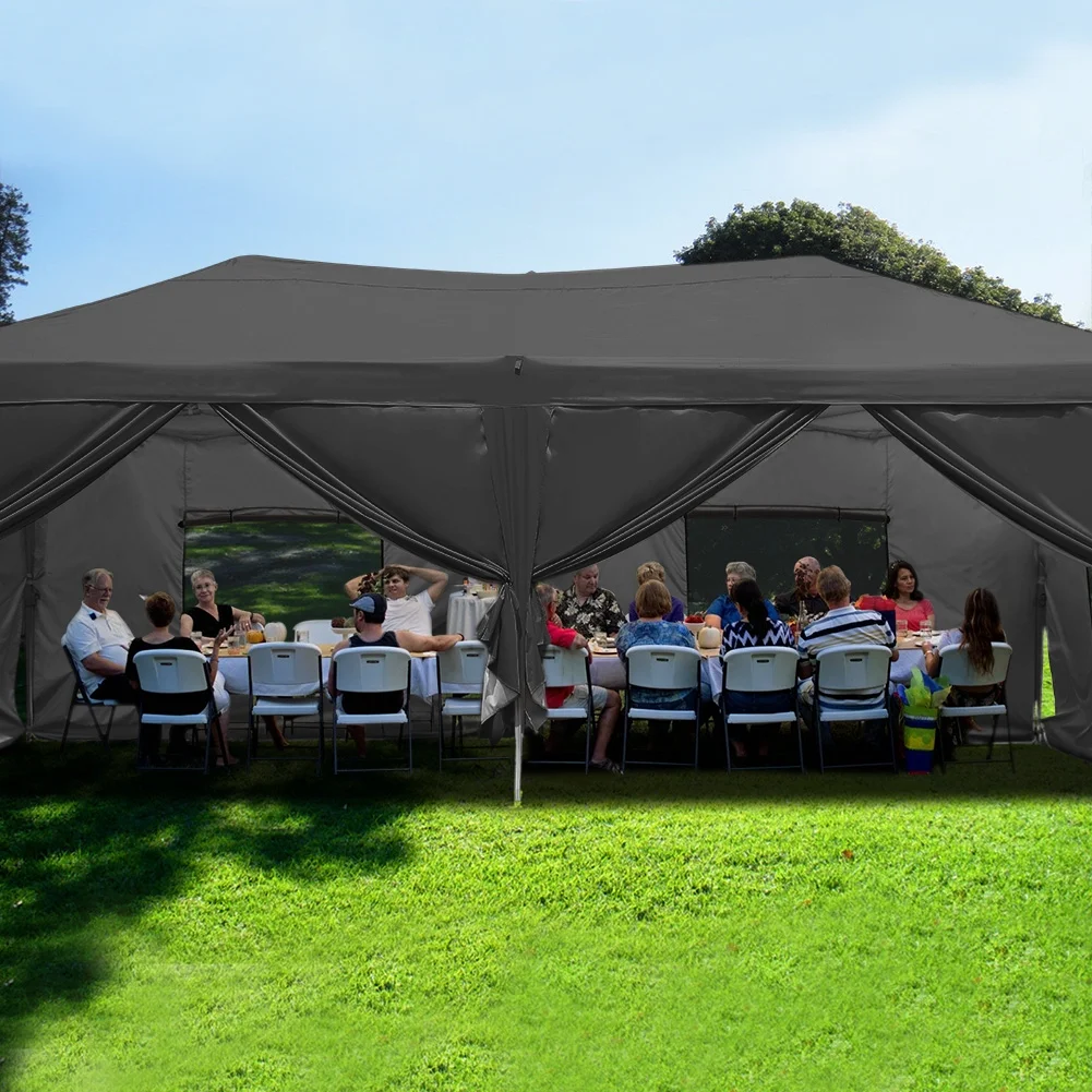 Quictent 10' x 20' White Instant, Event and Pop-up Outdoor Canopy