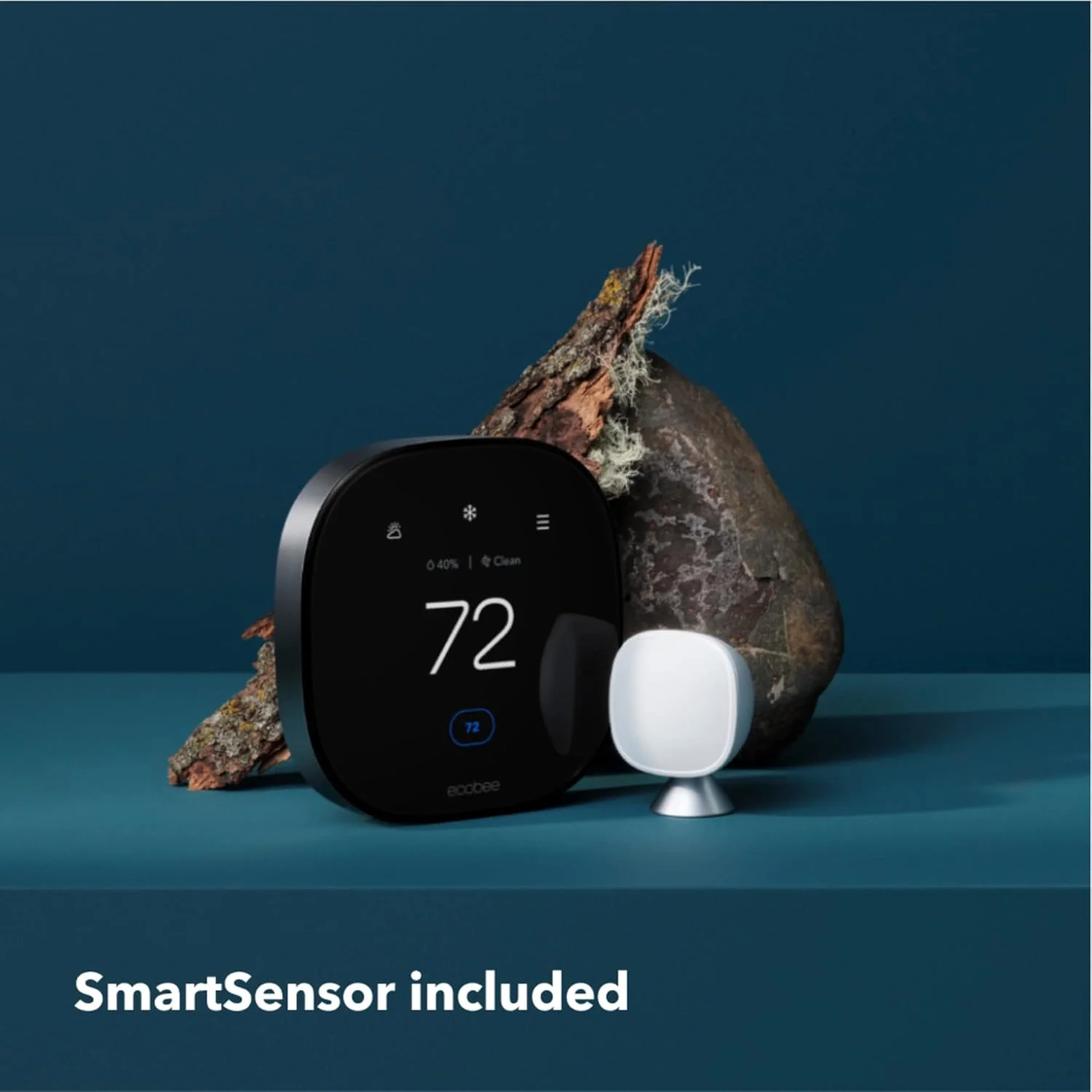 Ecobee EB-STATE6P-01 Smart Thermostat Premium Wi-Fi Thermostat 1.0 / 6P, 1-1/48 in D Outside x 4-1/12 in OAW x 4-1/12 in H Outside