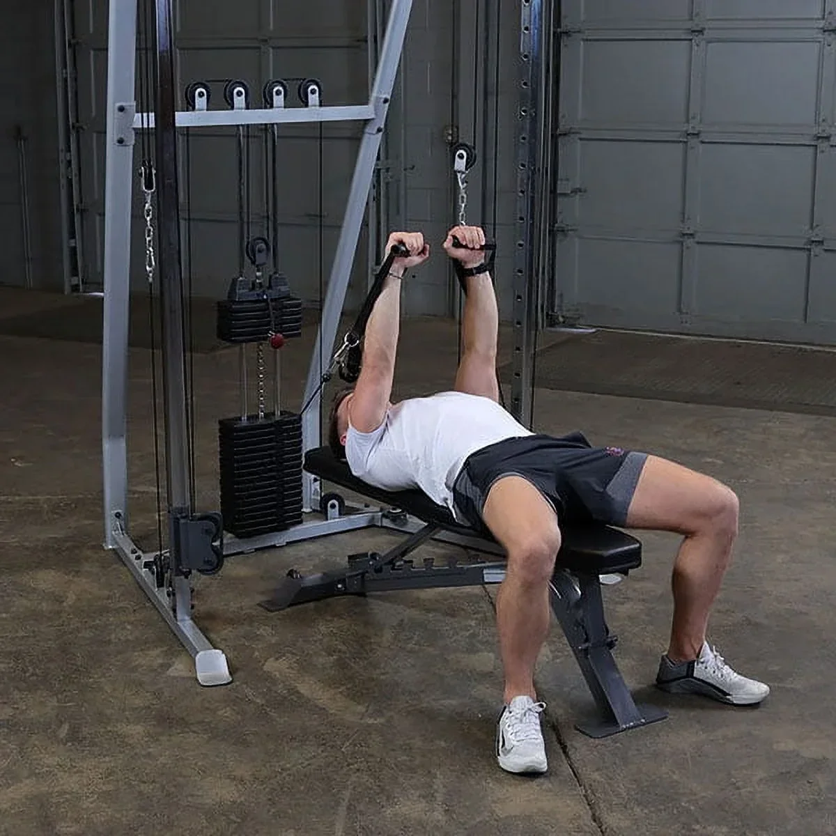 Powerline Single Stack Functional Trainer With Dual Pulleys