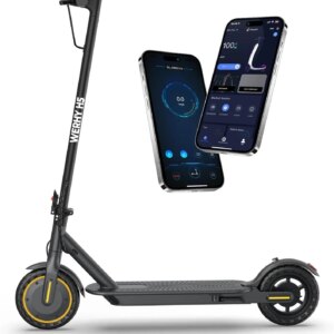 Electric Scooter With 350W/500W Motor And 22 Mph Top Speed