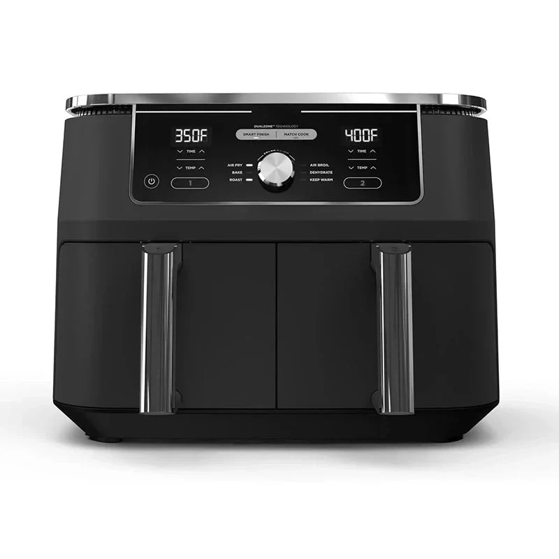 DZ401 Foodi 10 Quart 6-in-1 DualZone XL 2-Basket Air Fryer with 2 Independent Frying Baskets