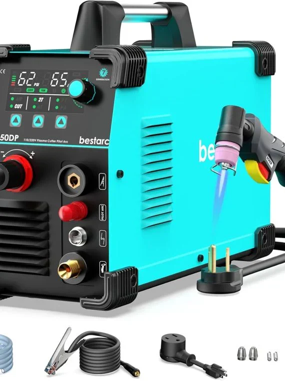 50A Plasma Cutter, Dual Voltage 110/220V, Digital Display – BTC500DP 7th Gen