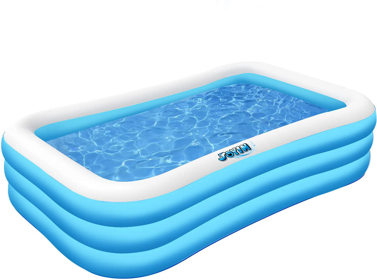 Joyin 120" Inflatable Family Swimming Pool 120" X 72" X 22" Full-Sized Inflatable Lounge Pool for Baby, Kiddie, Kids, Adult, Infant for Ages 3+. Seasonal merriment Water Party /Family Activity
