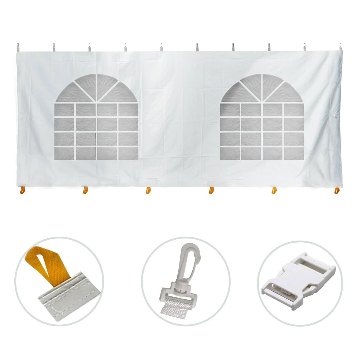 Party and Canopy Tent Premium Blockout Sidewall Kit, 20' x 30'