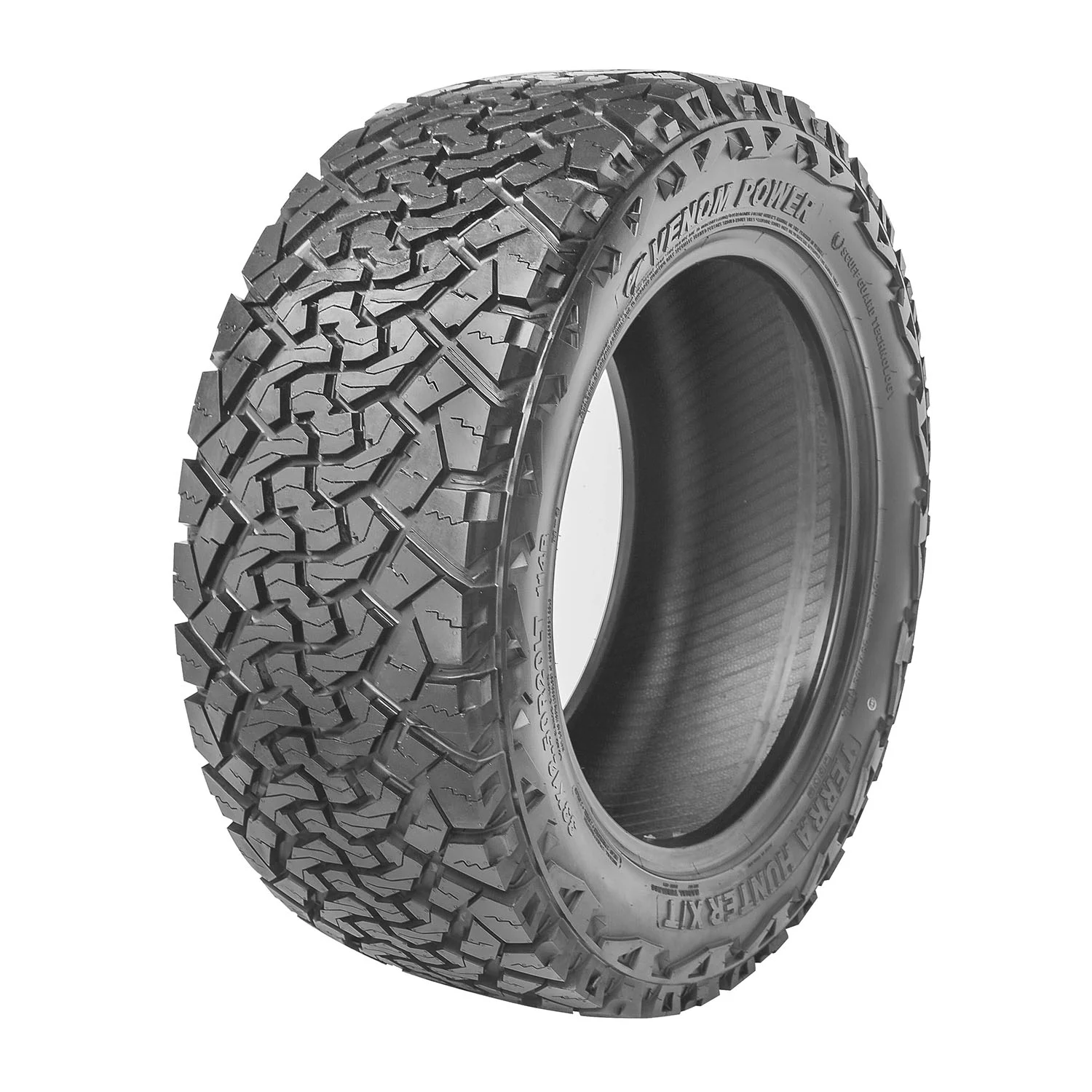 Set of 4 Venom Power Terra Hunter X/T LT33X12.50R20 119R F Tires