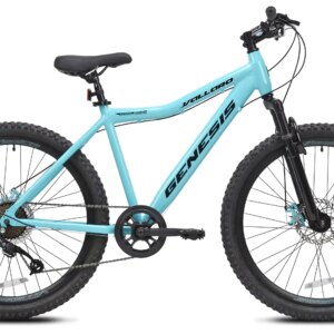 Genesis Vallaro Women's Aluminum Mountain Bike, 26-inch, Light Blue