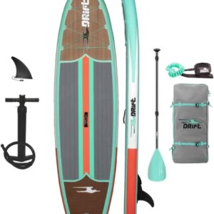 Drift Inflatable Stand Up Paddle Board 10'8in Classic Woodgrain - Aero