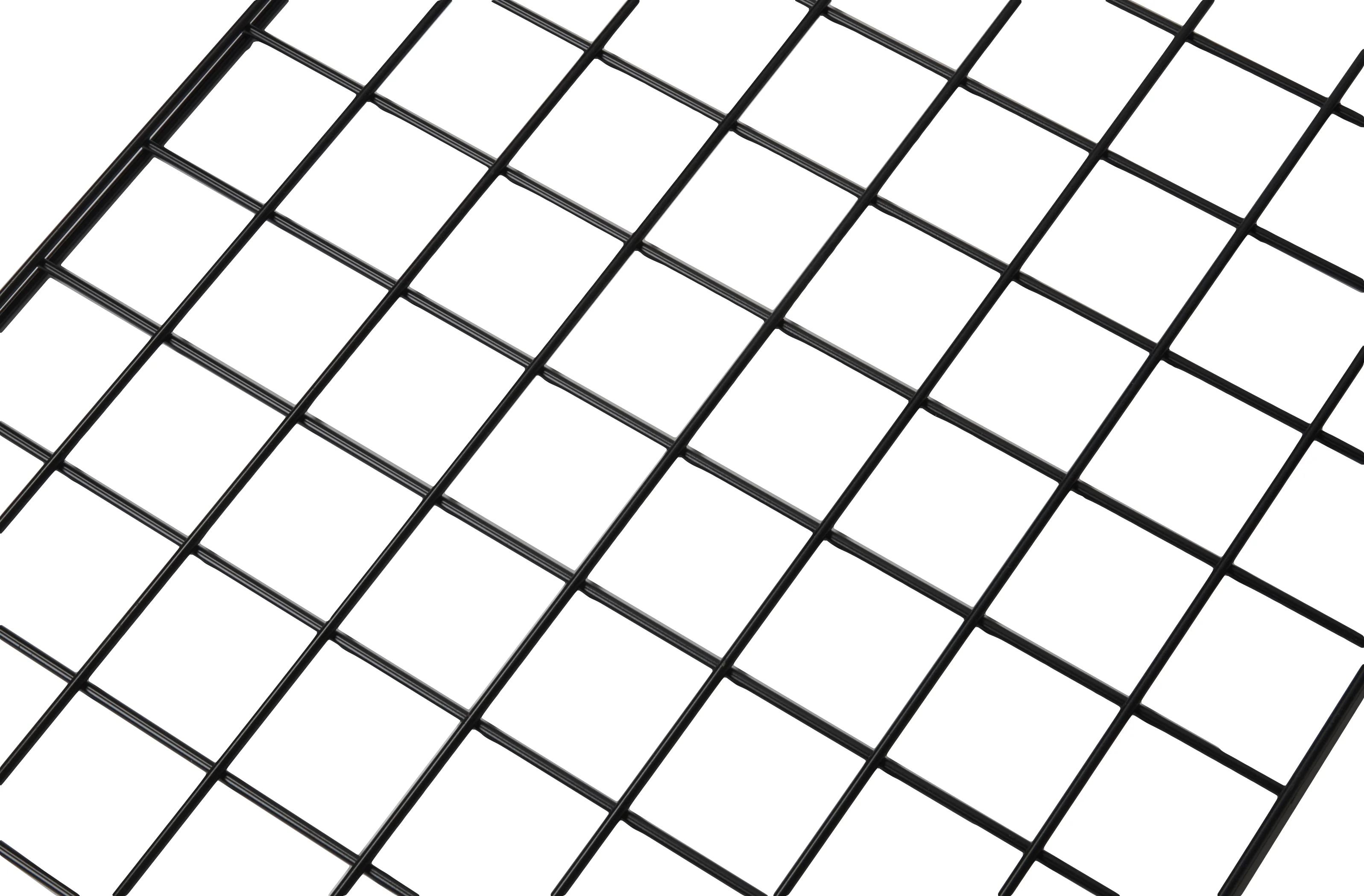 SSWBasics 2' X 6' Wire Grid Panel - Black (Pack of 3)