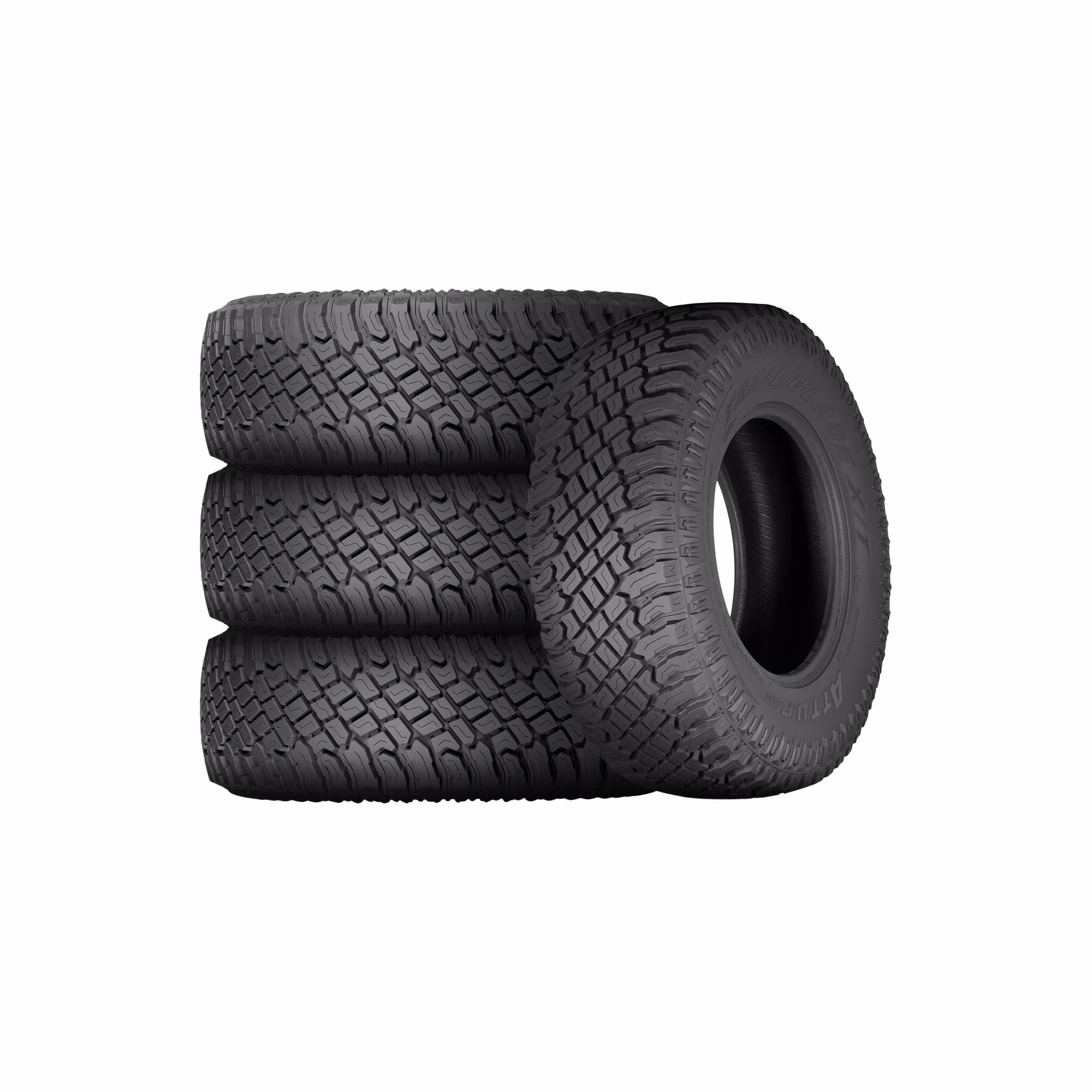 Set of 4 Atturo Trail Blade X/T LT35X12.50R20 121Q E Tires