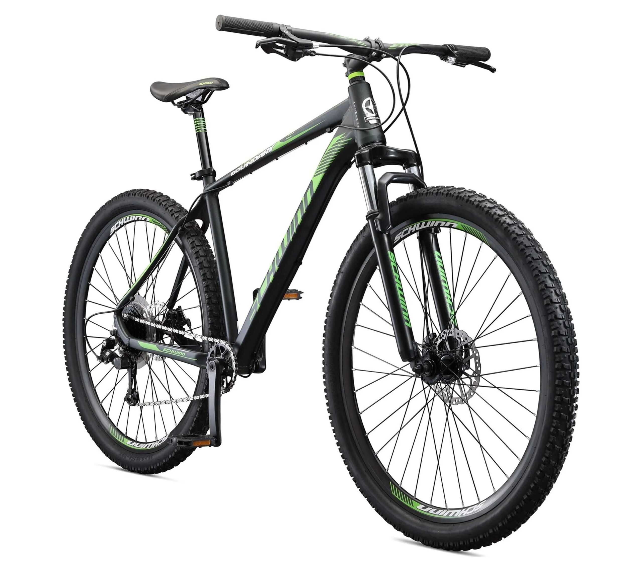 Schwinn 29-in Boundary Mens Mountain Bike, Black And Green - Boundary