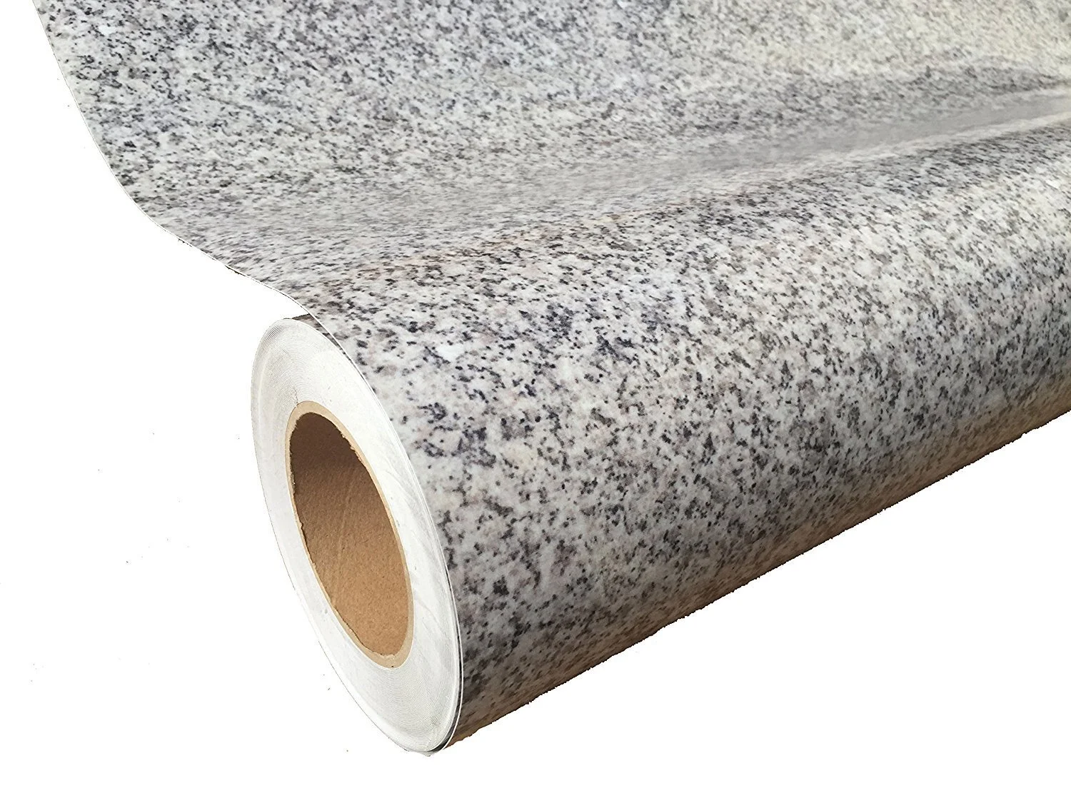 Instant Granite Countertop Vinyl Laminate Sheet - Peel & Stick - Durable Self-Adhesive Paper Roll Resists Heat, Stains, Water - Kitchen & Bath - 36 x 144 (3' x 12') - Marble Design - Luna Pearl