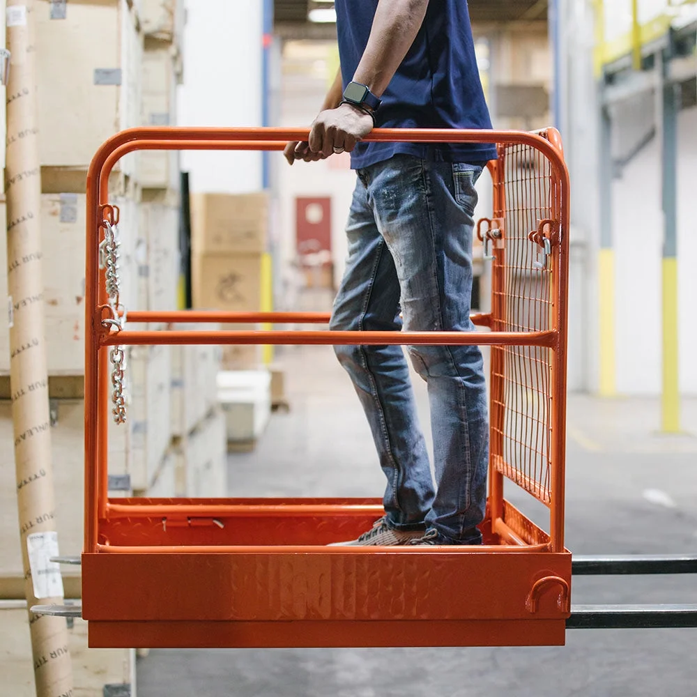 Titan Attachments Pallet Forklift Platform Safety Cage 36" x 36"