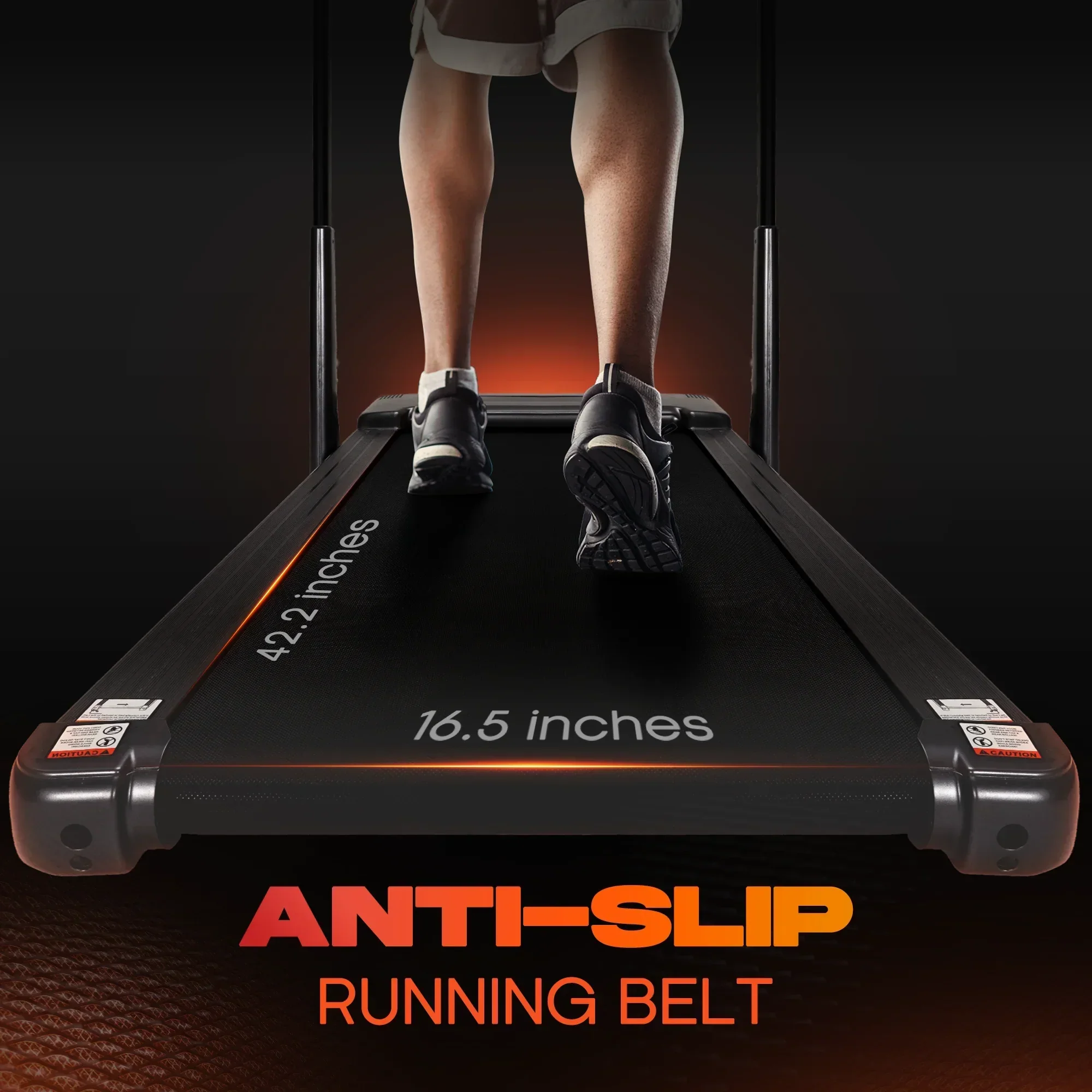 MaxKare 2-in-1 Folding Under Desk Treadmill, 2.5HP, 7.5MPH, 265 lbs Capacity