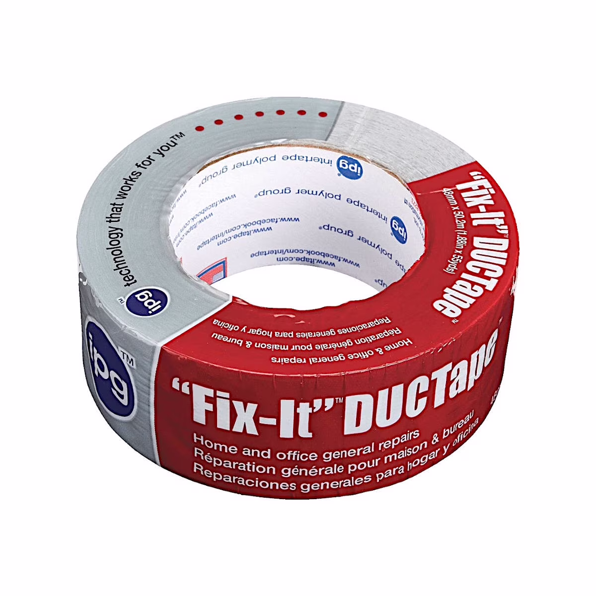 IPG 6900 2" x 55 Yds General Purpose Duct Tape - 24ct. Case